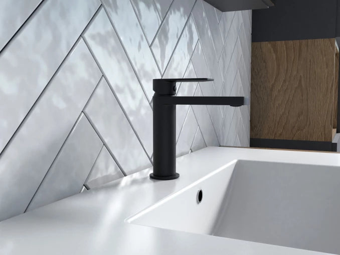 BATERIJA ZA LAVABO COPEN NOOK MAT CRNA
