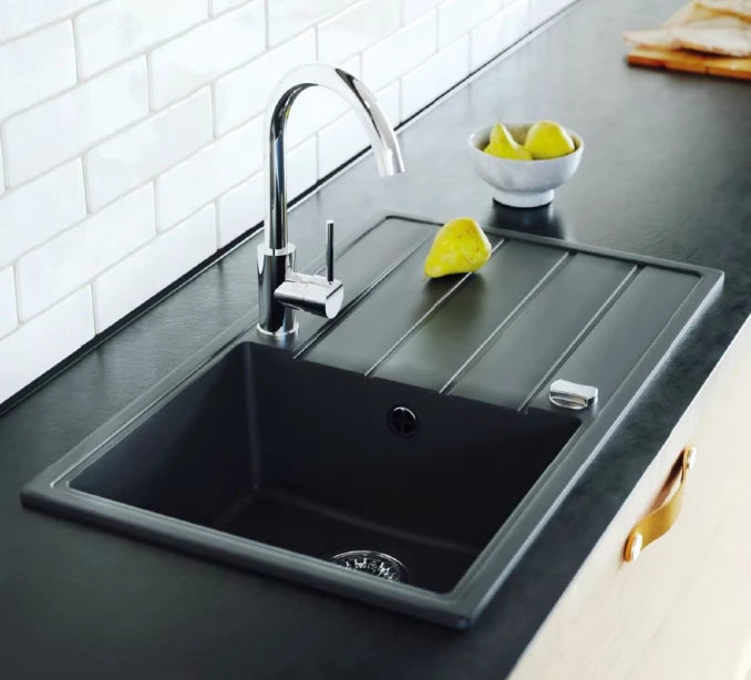 GRANITNA SUDOPERA MILO METRO 62X44 LAVA STONE SA SIFONOM