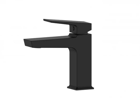 BATERIJA ZA LAVABO MINOTTI QUADRA NEW MAT CRNA