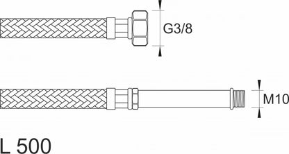 BRINOKS CREVO SBA BATERIJSKO F3/8XM10 500