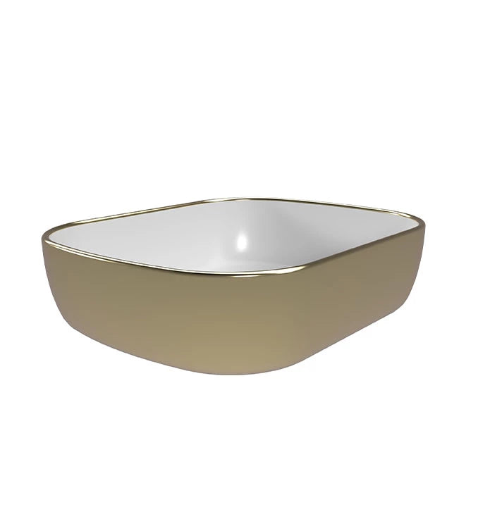 LAVABO COPEN NADGRADNI 505X405X140 ZLATNO BELI