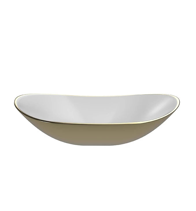 LAVABO COPEN NADGRADNI 615X360X155 ZLATNO BELI
