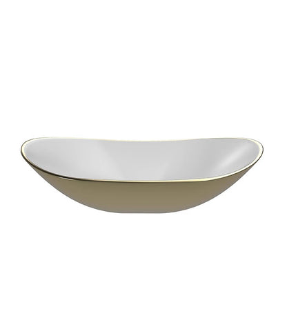 LAVABO COPEN NADGRADNI 615X360X155 ZLATNO BELI