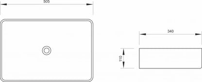 LAVABO NADGRADNI MINOTTI 505X340X110