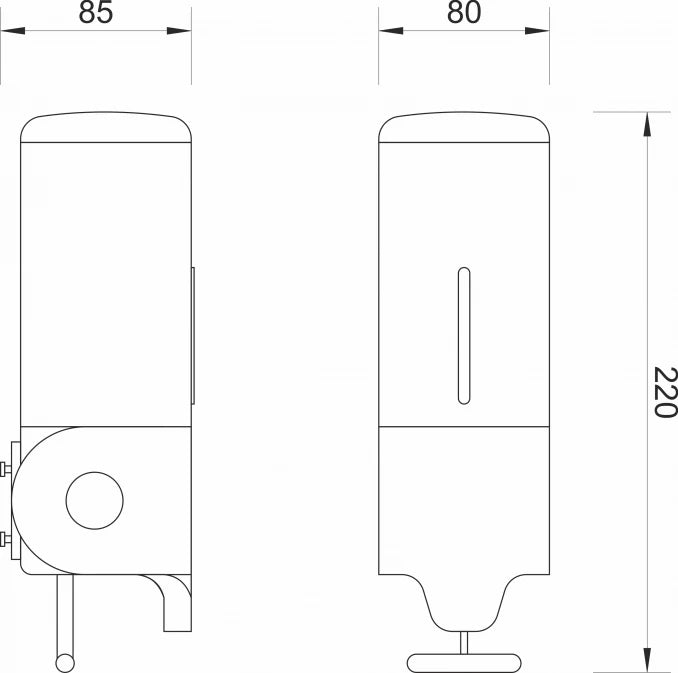 DOZER SAPUNA 500ML ABS HROM