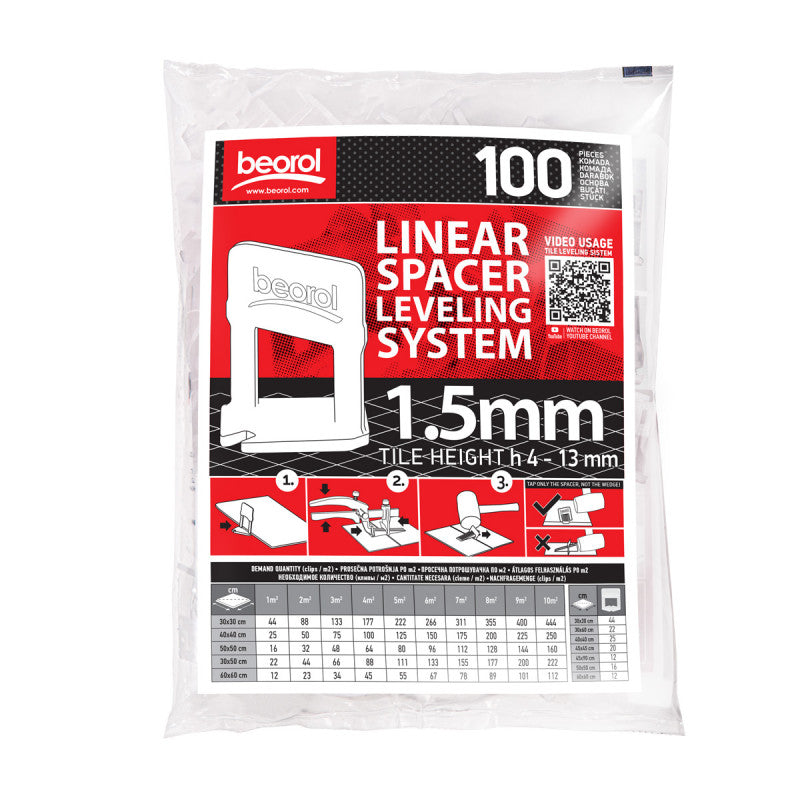 NIVELATOR 1,5MM BEOR. 1/100